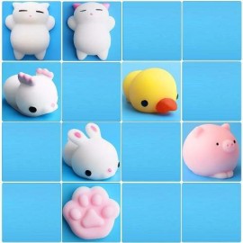 Squishy Bichinhos Macio Anti Stress - Seleo 07 Unidades