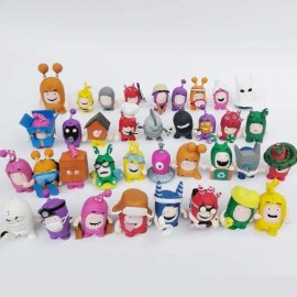 Kit 06 Oddbods Brinquedo - Bonecos Oddbods - Figuras Oddbods