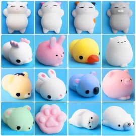 Squishy Bichinhos Macio Anti Stress De Apertar - 16 Unidades