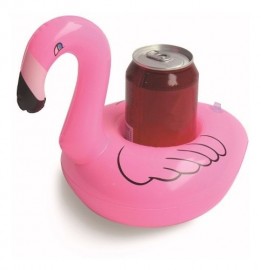 Kit 09 Unidades - Porta Copo Inflvel Modelo Flamingo