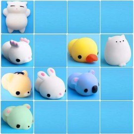 Squishy Bichinhos Macio Anti Stress De Apertar - 08 Unidades