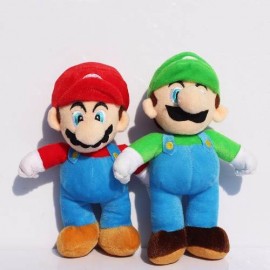 Pelucia Super Mrio World - Mario E Luigi - 25cm