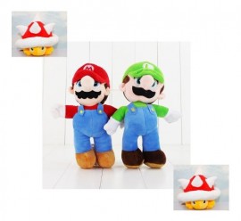 Kit Pelcia Super Mrio World - Mario + Luigi + Spiny Koopa